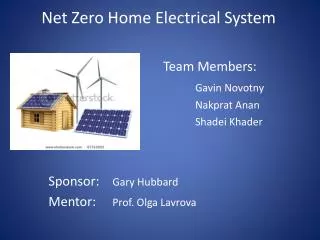 Net Zero Home Electrical System