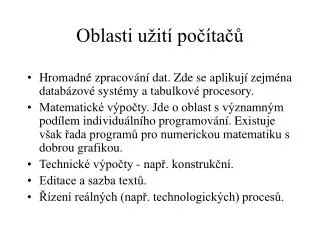 oblasti u it po ta
