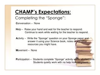 champ s expectations