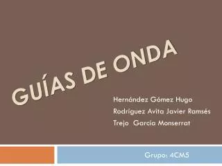 gu as de onda