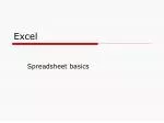 Excel - slide 1