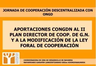 jornada de cooperaci n descentralizada con ongd