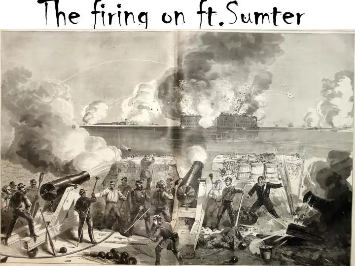 the firing on ft sumter