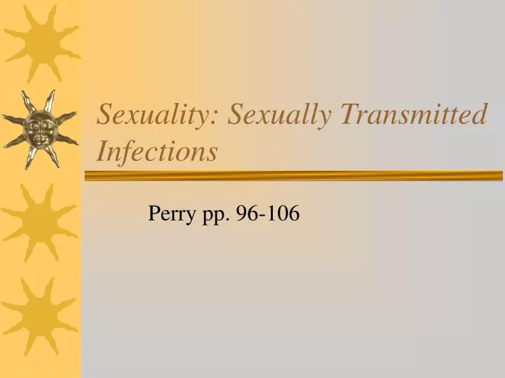 sexuality sexually transmitted infections