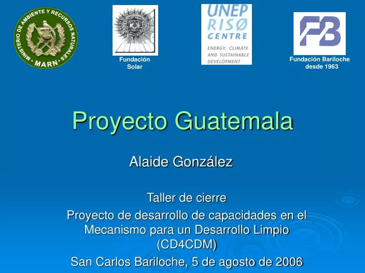 proyecto guatemala