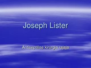 joseph lister