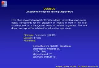 OEDIBUS Optoelectronic Eye-up floating DIsplay BUS