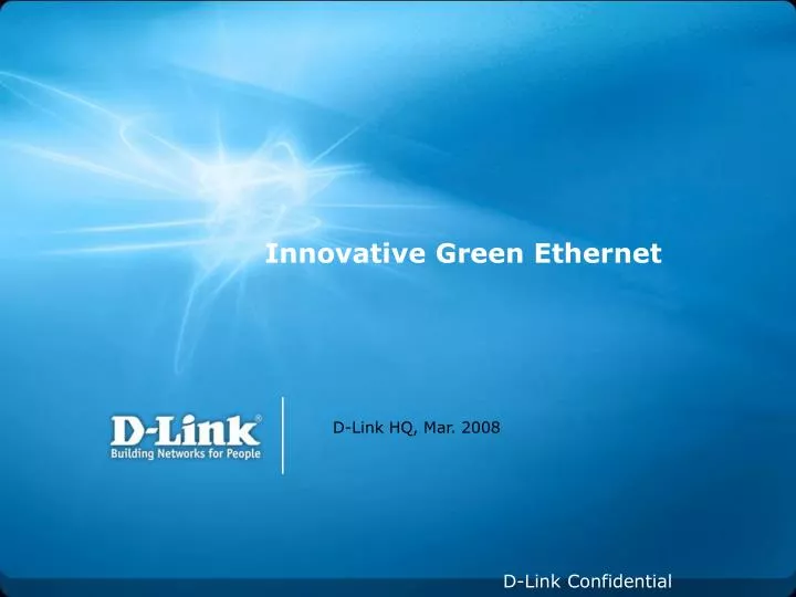 innovative green ethernet