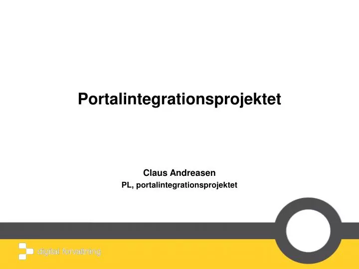 portalintegrationsprojektet