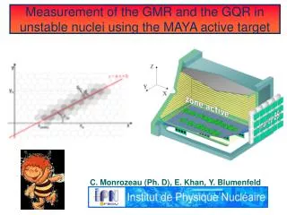 Measurement of the GMR and the GQR in unstable nuclei using the MAYA active target