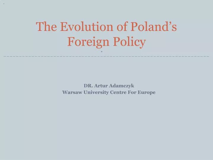 dr artur adamczyk warsaw university centre for europe