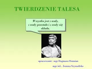 twierdzenie talesa