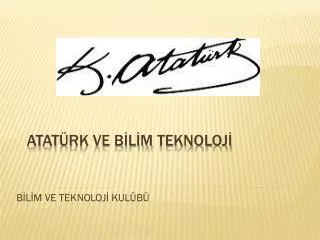 b l m ve teknoloj kul b