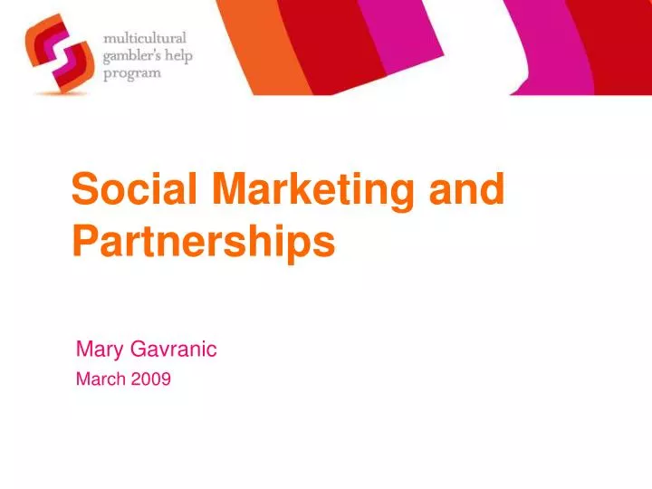 social marketing and partnerships