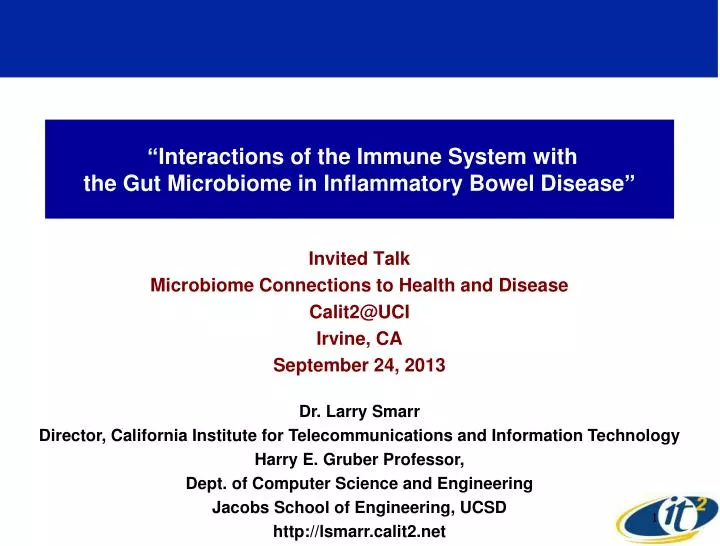 interactions of the immune system with the gut microbiome in inflammatory bowel disease