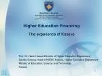 Higher Education Financing - slide 1
