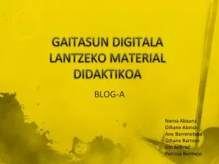 gaitasun digitala lantzeko material didaktikoa
