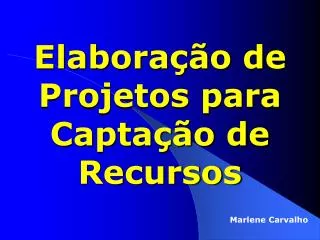 elabora o de projetos para capta o de recursos