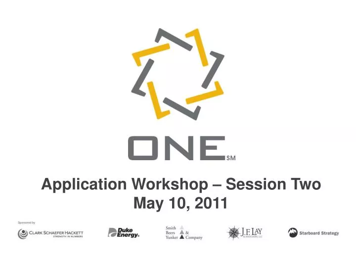 application workshop session two may 10 2011