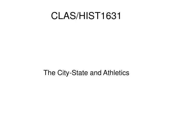 the city state and athletics
