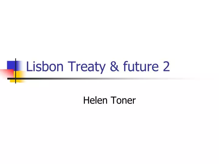 lisbon treaty future 2