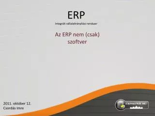 erp integr lt v llalatir ny t si rendszer