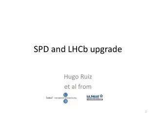 SPD and LHCb upgrade