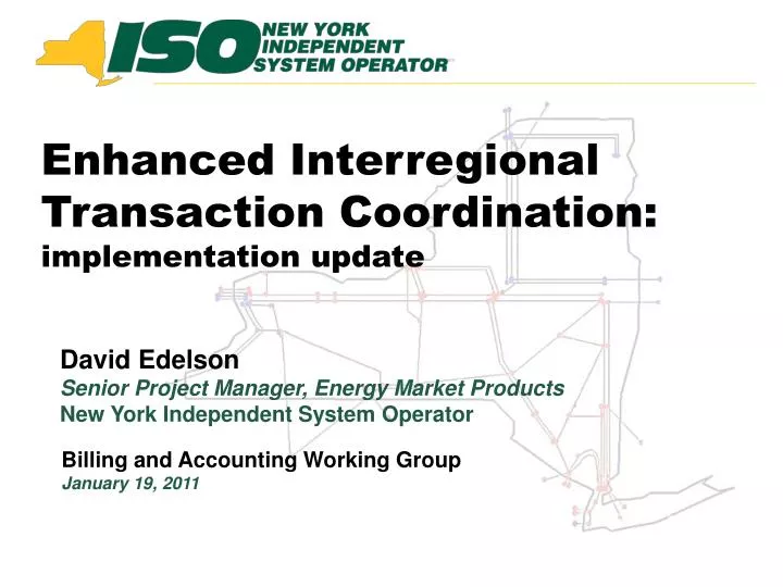 enhanced interregional transaction coordination implementation update