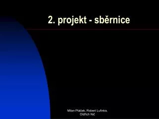 2 projekt sb rnice