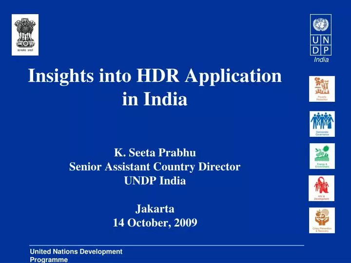 insights into hdr application in india