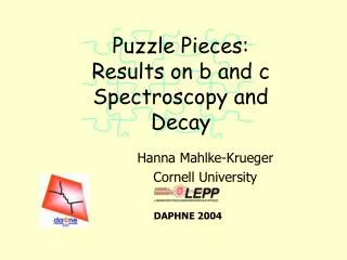 Puzzle Pieces: Results on b and c Spectroscopy and Decay