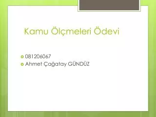kamu l meleri devi