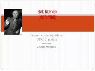 eric rohmer 1920 2010