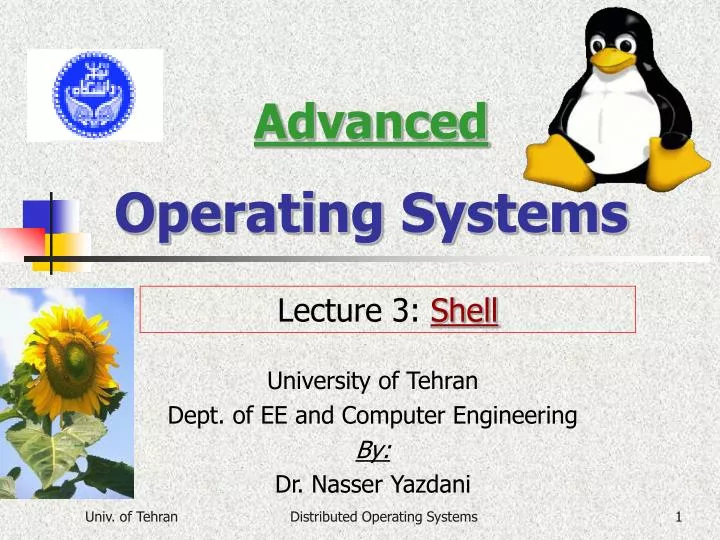 advanced operating systems