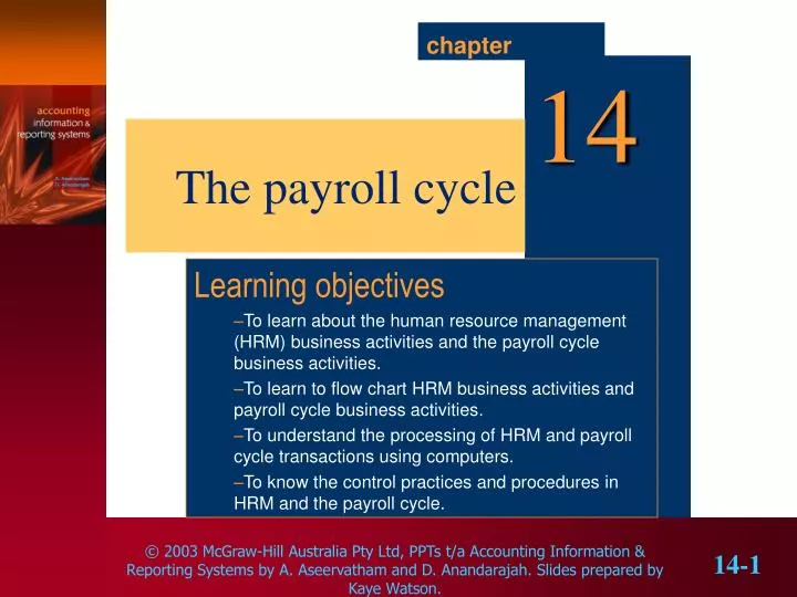 the payroll cycle