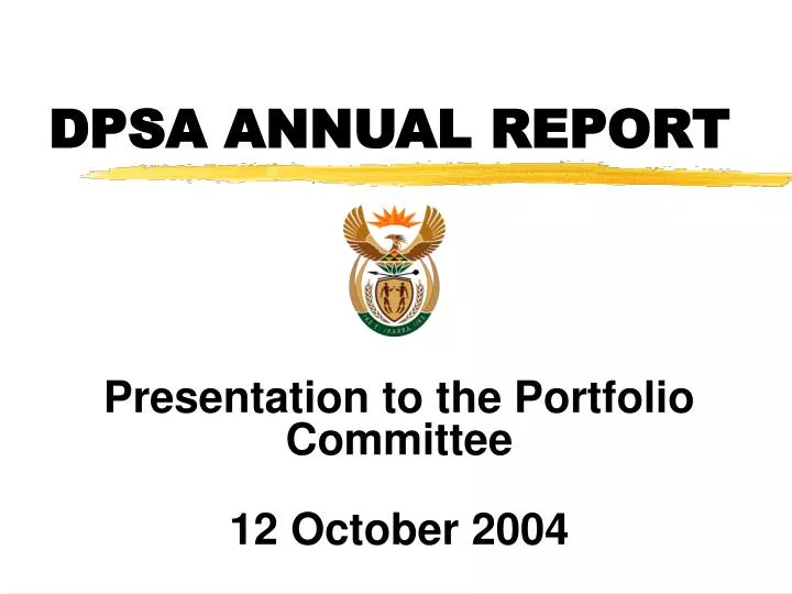 dpsa annual report