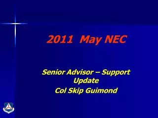 2011 May NEC