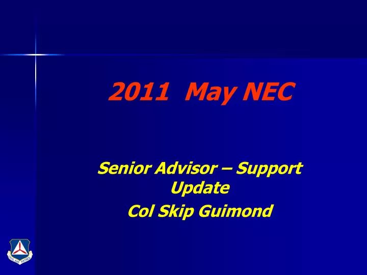 2011 may nec