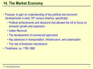 14. The Market Economy