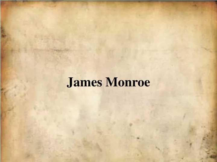 james monroe