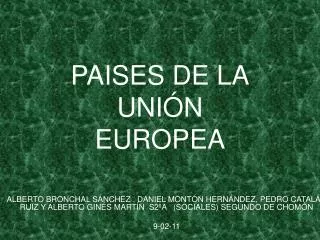 paises de la uni n europea