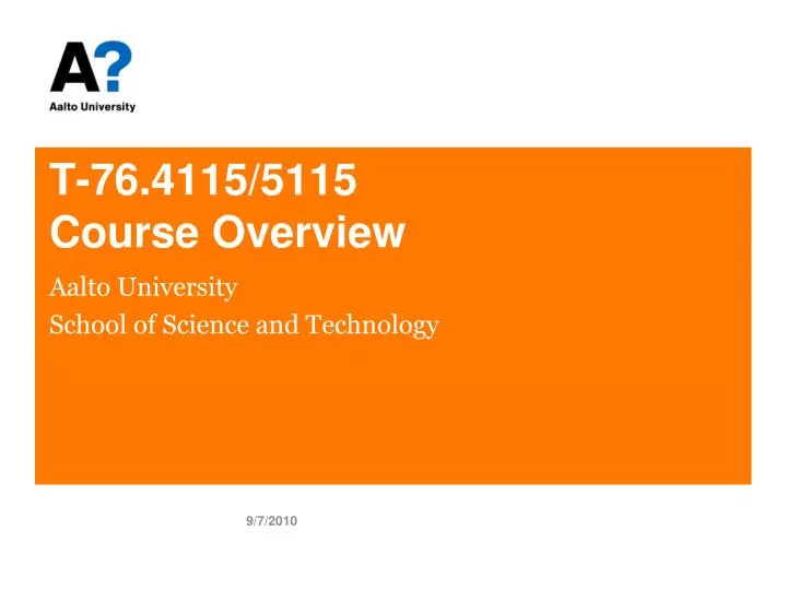 t 76 4115 5115 course overview