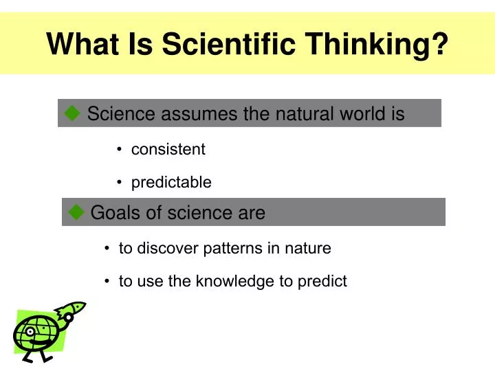 what is scientific thinking