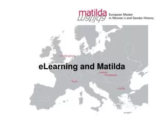 eLearning and Matilda