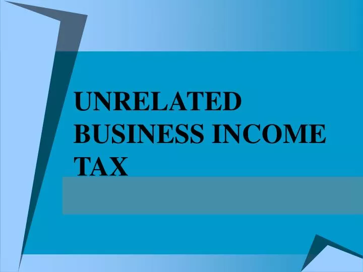 unrelated business income tax