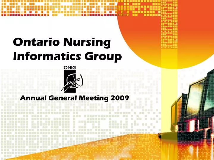 ontario nursing informatics group