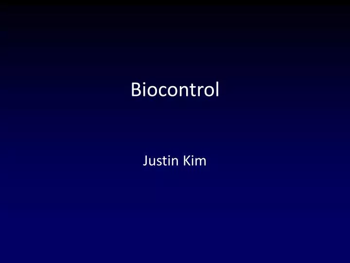 biocontrol