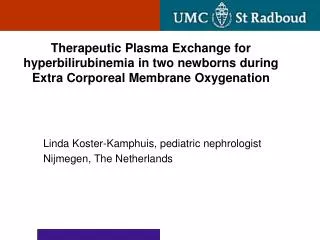 Linda Koster-Kamphuis, pediatric nephrologist Nijmegen, The Netherlands