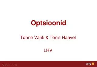 optsioonid