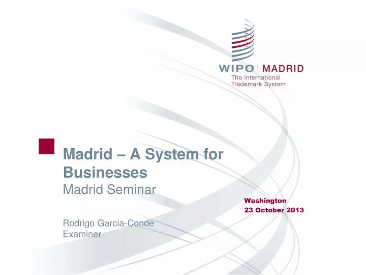 madrid a system for businesses madrid seminar